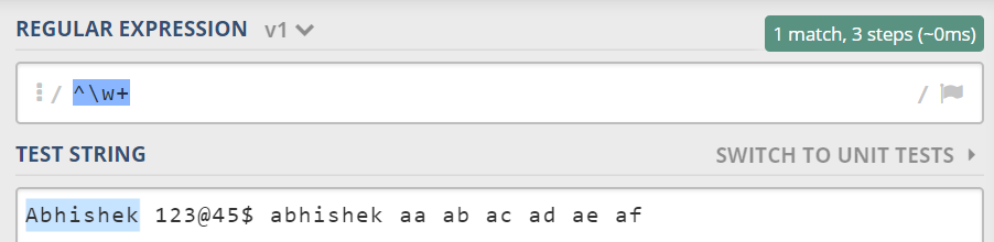 Understanding Regular Expressions
